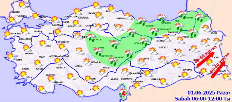 Meteoroloji'den sağanak ve kuvvetli rüzgar uyarısı!