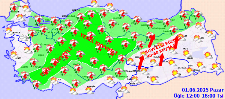 Meteoroloji’den sağanak ve kuvvetli rüzgar uyarısı!
