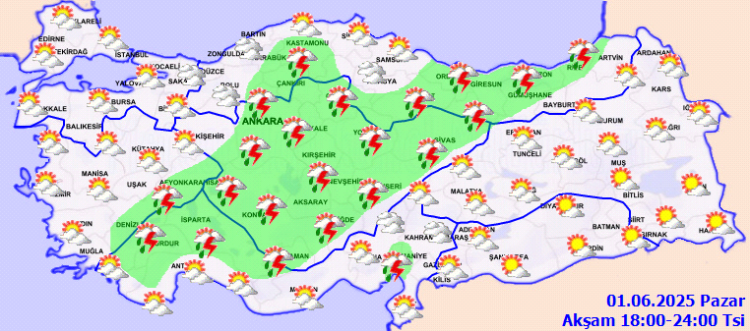 Meteoroloji’den sağanak ve kuvvetli rüzgar uyarısı!
