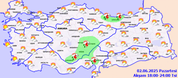Meteoroloji'den sağanak ve kuvvetli rüzgar uyarısı!