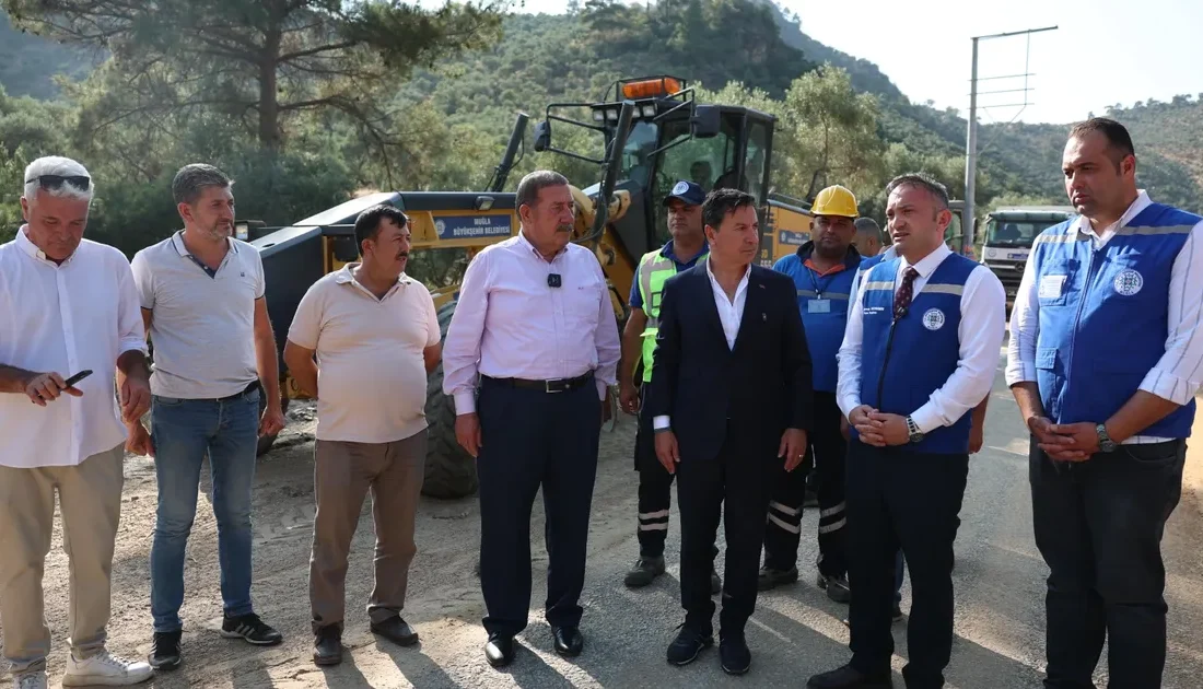 Muğla Milas'taki çalışmaları yerinde