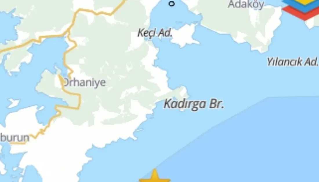 Muğla Marmaris'te 5.8 büyüklüğünde