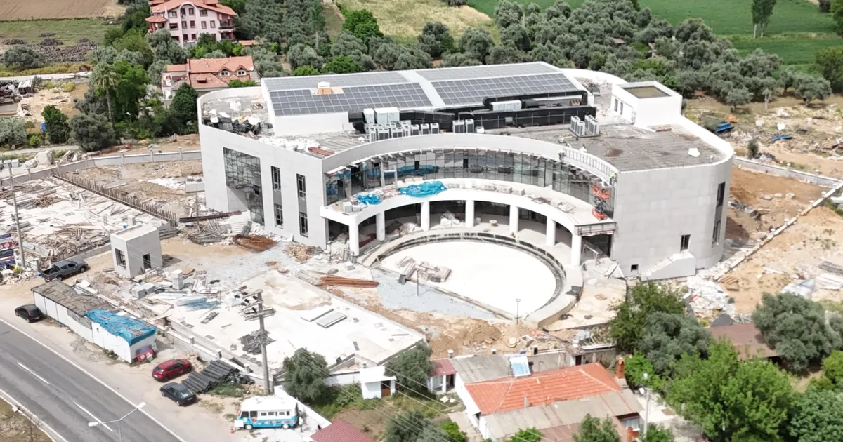 Muğla'da Milas Kültür Merkezi’nin yüzde 77’si tamamlandı