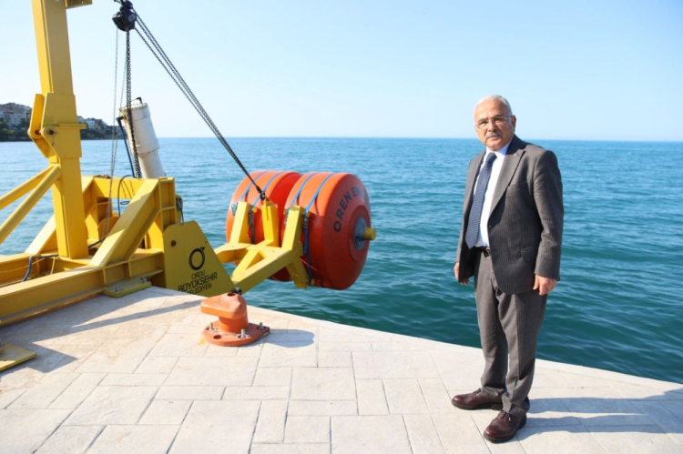 Ordu'da dalgalardan enerji üretiliyor