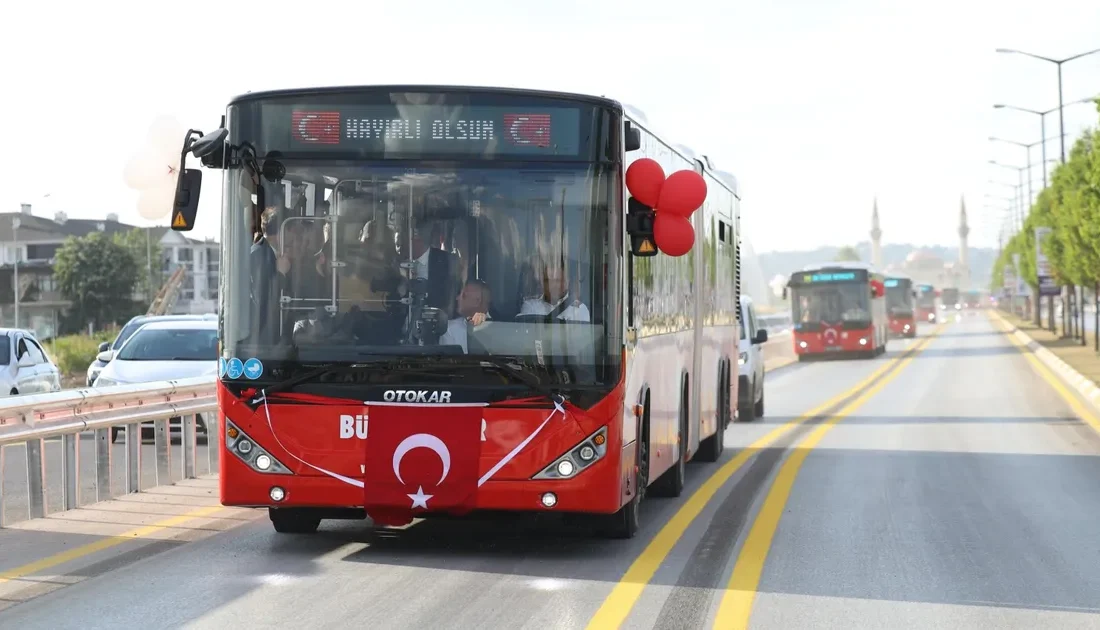 Sakarya, Türkiye’nin ikinci metrobüs