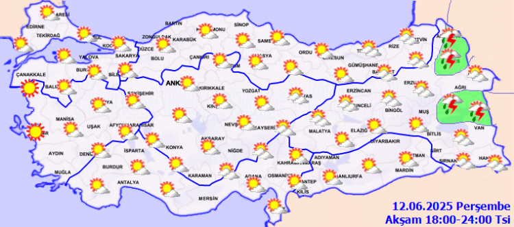Sıcaklık artışı devam ediyor