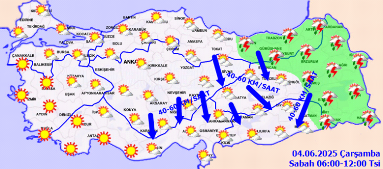 Sıcaklık artıyor, rüzgar sert esecek