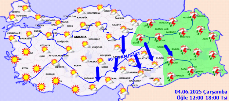 Sıcaklık artıyor, rüzgar sert esecek