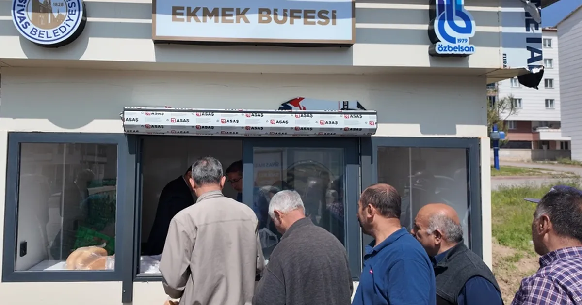 Sivas’ta Özbelsan ekmeklerine yoğun ilgi