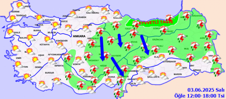 Yurtta bugün hava nasıl olacak?