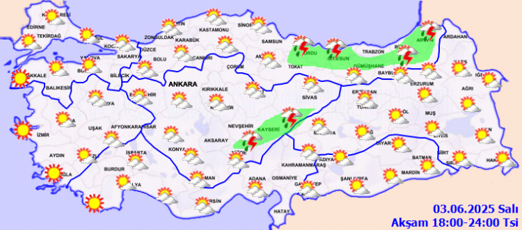 Yurtta bugün hava nasıl olacak?
