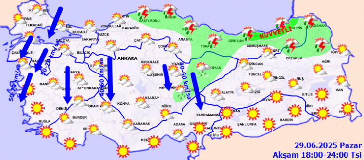 Yurtta kuvvetli yağış ve rüzgar alarmı!