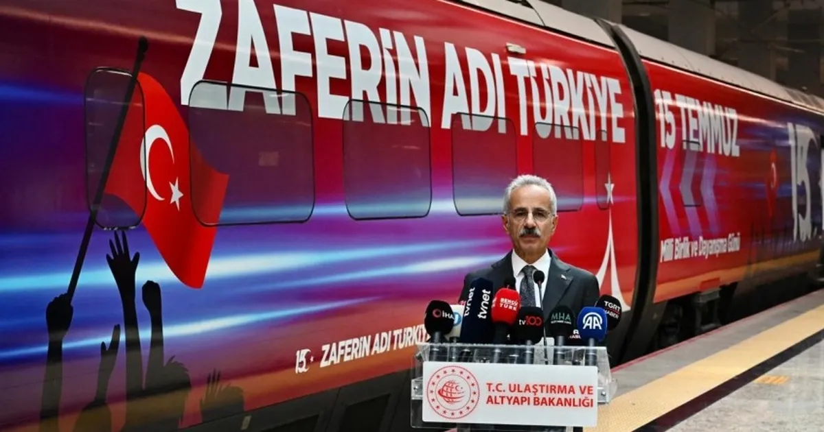 15 Temmuz treni 90 bin kilometre yol kat edecek
