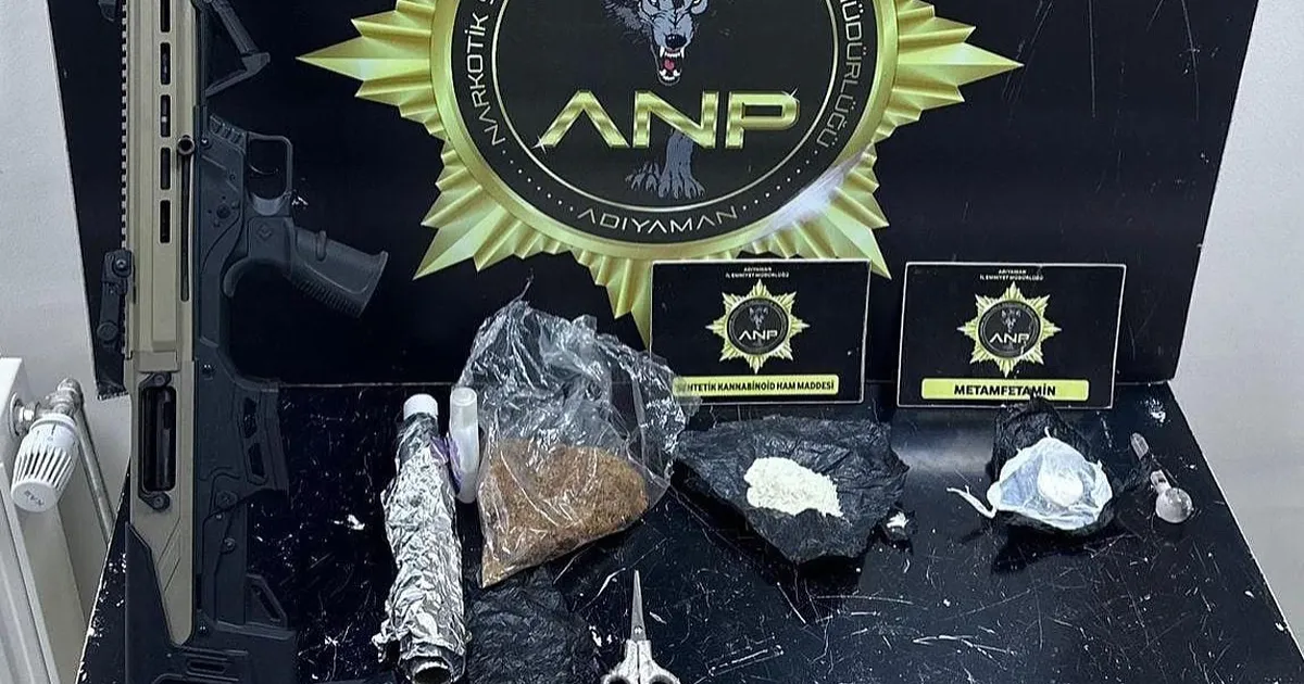 Adıyaman’da uyuşturucu operasyonu: 3 gözaltı