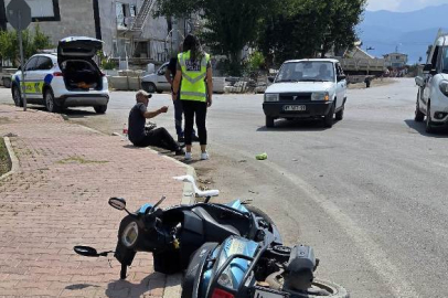Antaya Kumluca’da trafik kazası: 1 yaralı