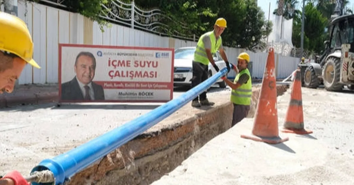 ASAT’tan Konyaaltı’na 570 Milyon TL’lik içme suyu yatırımı