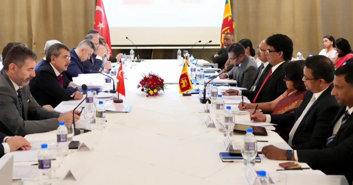 Bakan Tekin Türkiye-Sri Lanka iş birliği toplantısında