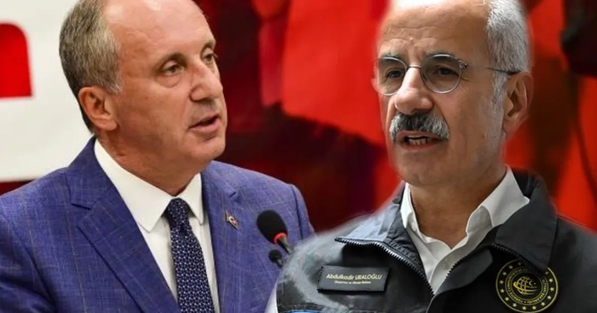Bakan Uraloğlu’ndan CHP’li İnce’ye dakikalı yanıt!