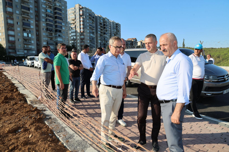 Başkan Büyükgöz ve Dr. Baraçlı projeleri yerinde inceledi