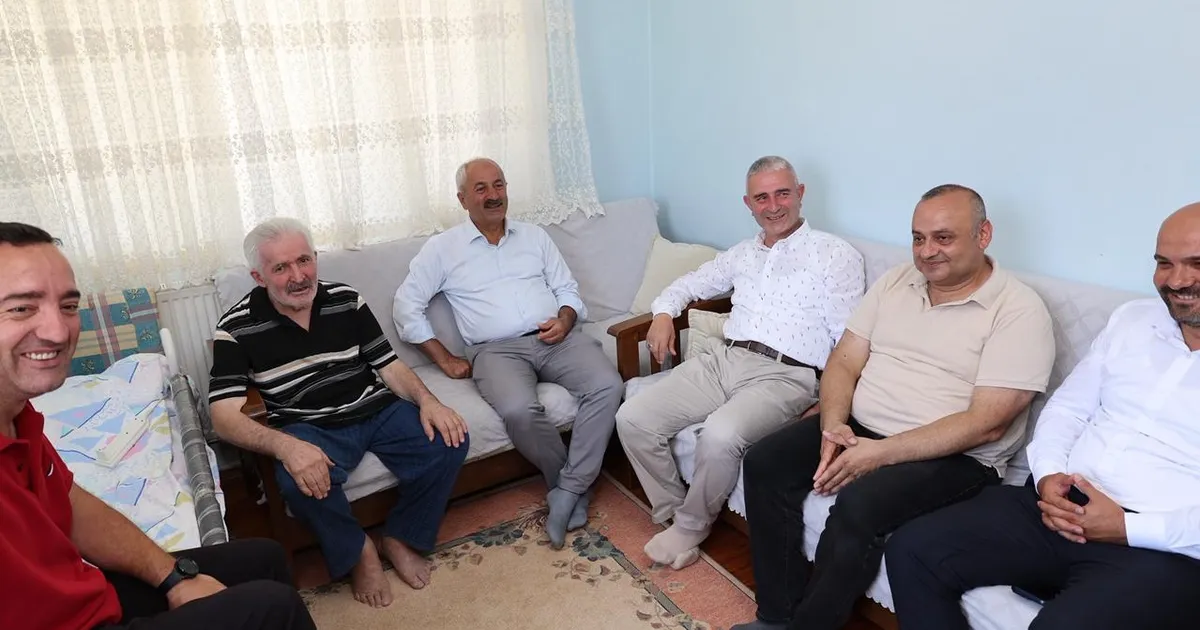 Başkan Büyükgöz'den kıbrıs gazisine vefa ziyareti