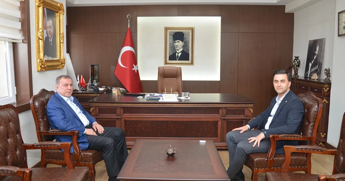 Başkan Şahin'den Kaymakam Kaya’ya Hayırlı Olsun ziyareti