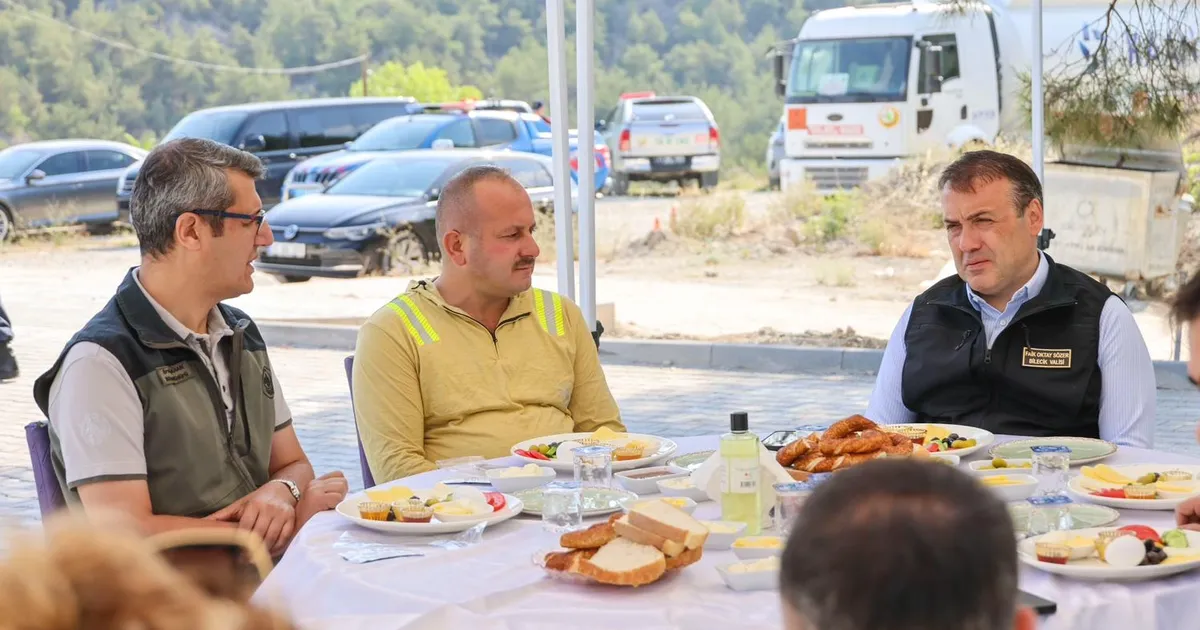 Bilecik’te yangınla mücadele ekiplerine moral ziyareti