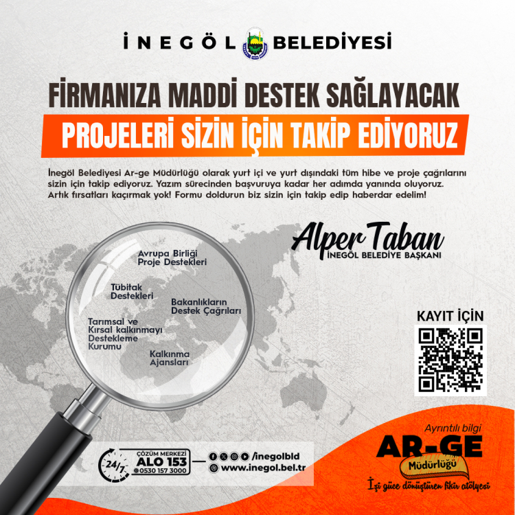 Bursa İnegöl Belediyesi'nden işletmelere destek odaklı çağrı