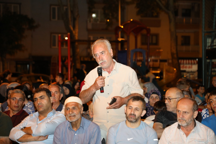 Bursa İnegöl'de Başkan Taban Kemalpaşa sakinlerini dinledi