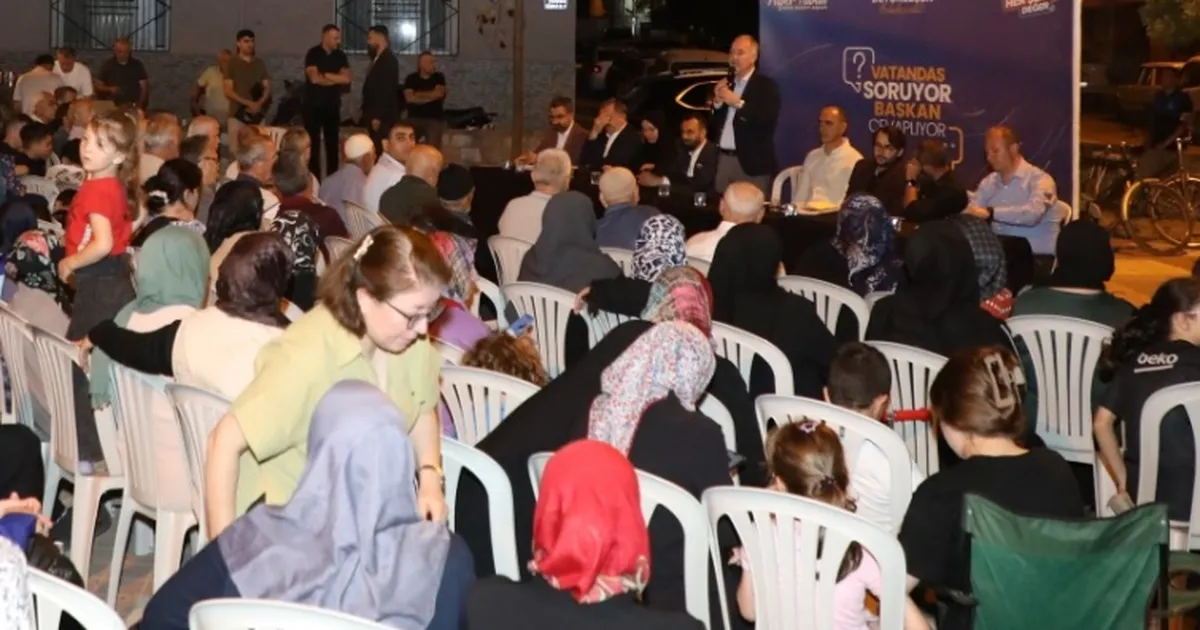 Bursa İnegöl’de Başkan Taban Kemalpaşa sakinlerini dinledi