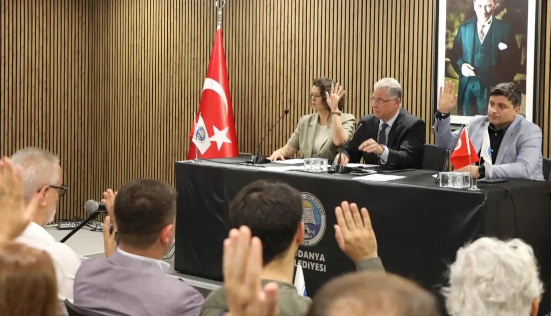 Bursa'da Mudanya Belediye Meclisi’nin
