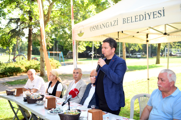 Bursa Osmangazi’de mahalle buluşmaları devam ediyor