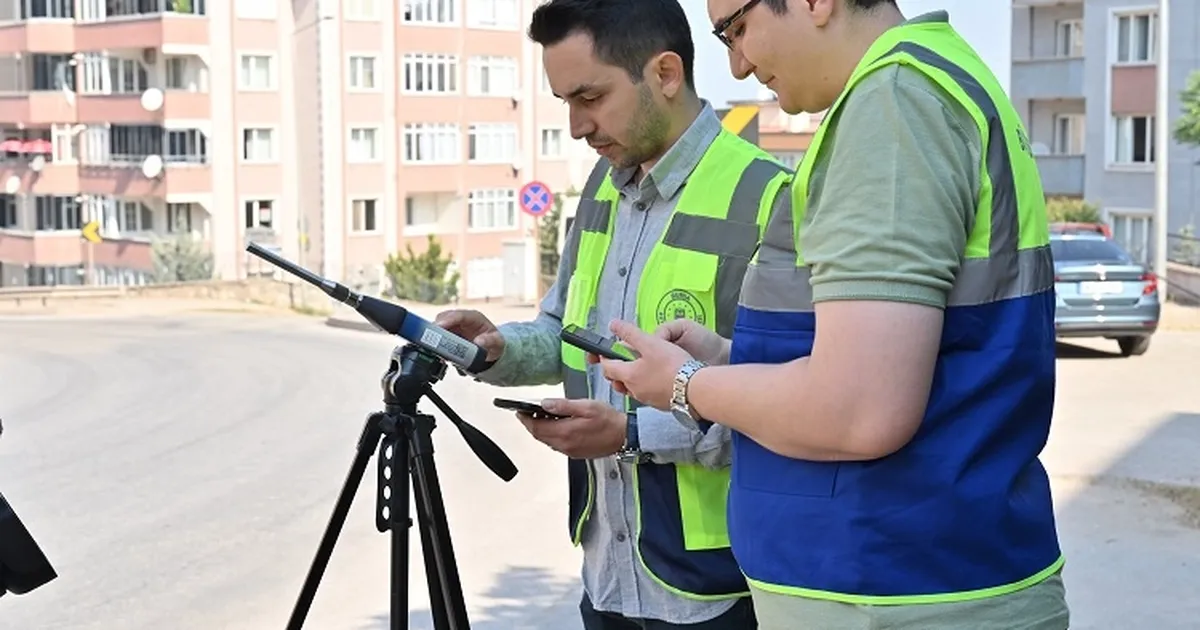 Bursa’da çevresel gürültü ölçümü yapıldı