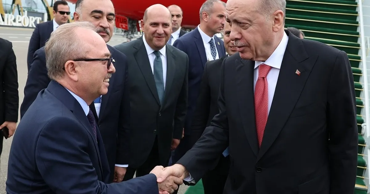 Cumhurbaşkanı Erdoğan Azerbaycan'da