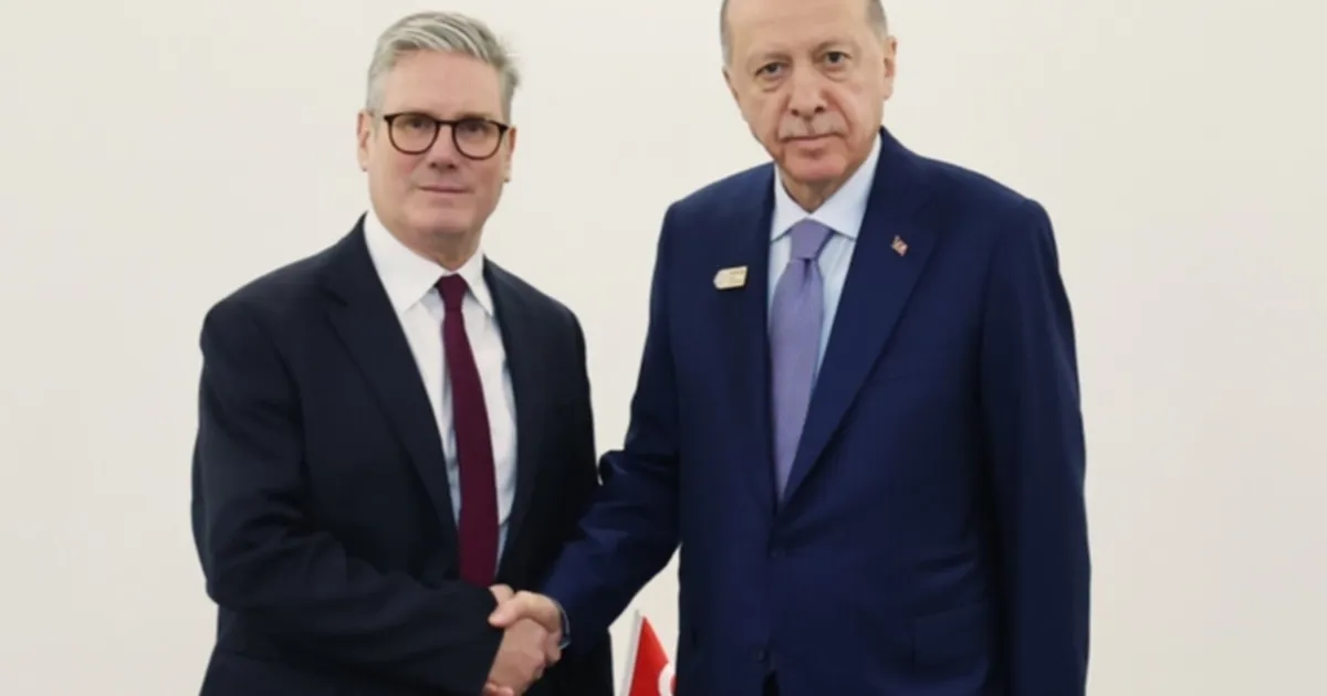 Cumhurbaşkanı Erdoğan Starmer ile görüştü