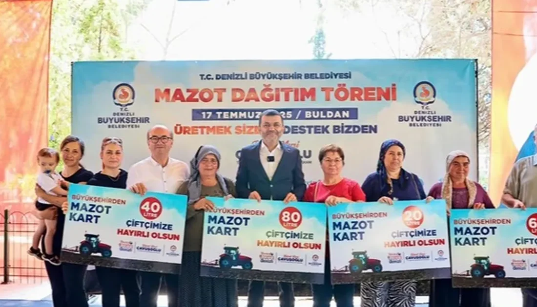 Denizli Büyükşehir Belediyesi, üreticilerin