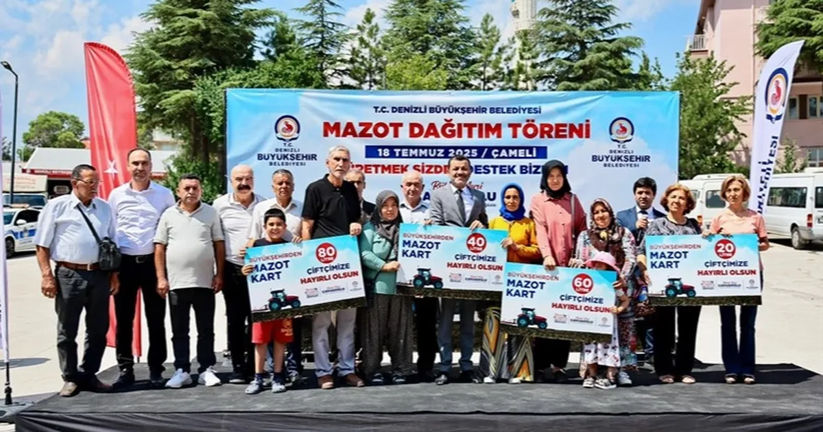 Denizli Büyükşehir'den üreticiye destek