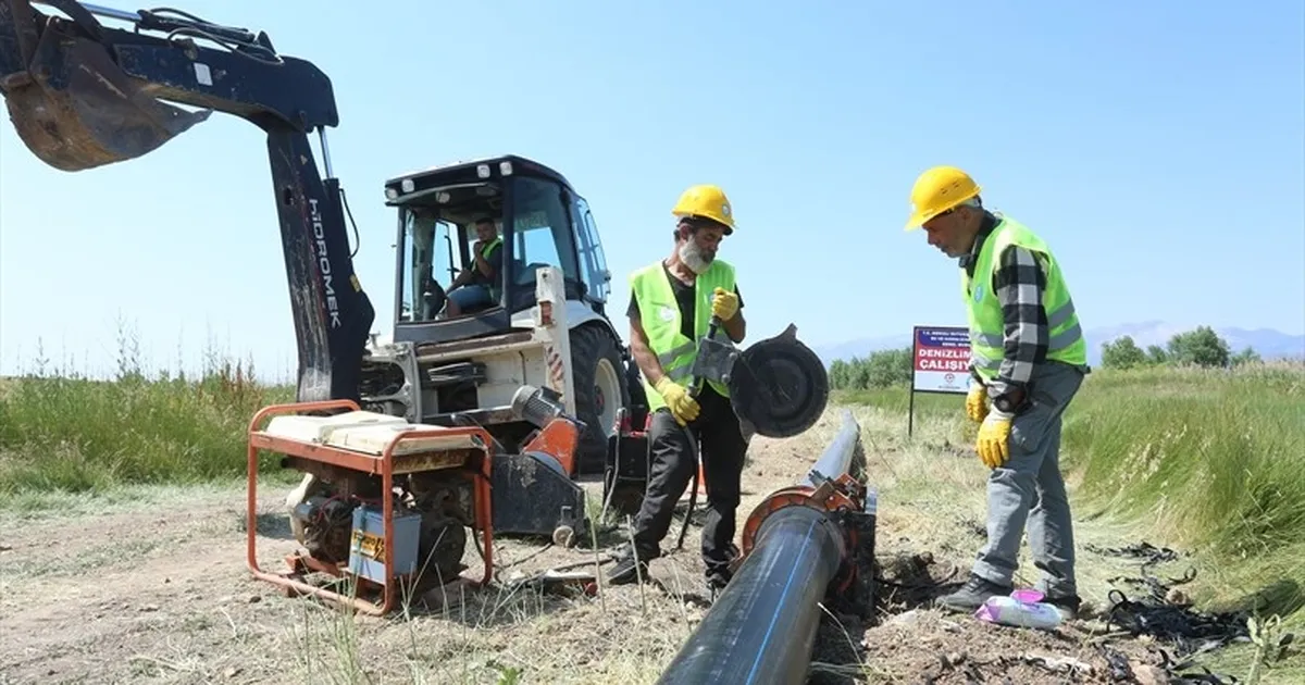 DESKİ’den Kale’ye temiz ve sürekli içme suyu hattı
