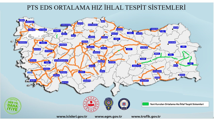 Dikkat! 9 ilde ortalama hız denetimi başlıyor