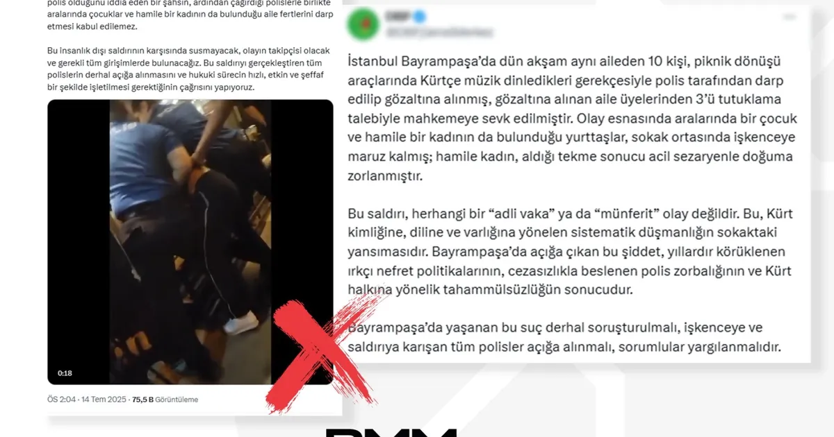 DMM: Bayrampaşa’daki iddialar gerçeği yansıtmıyor