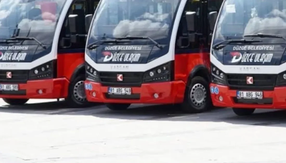 Düzce’de şehir içi toplu