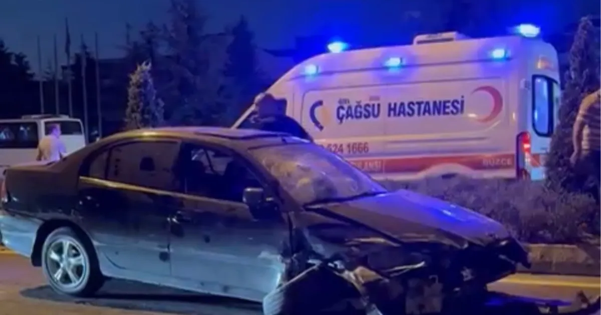 Düzce'de trafik kazası: 1 yaralı