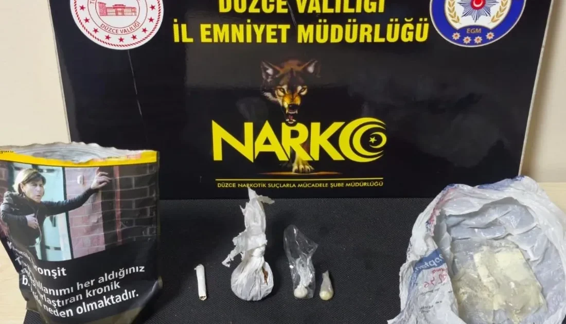Düzce’de polis, Beyciler Mahallesi’nde