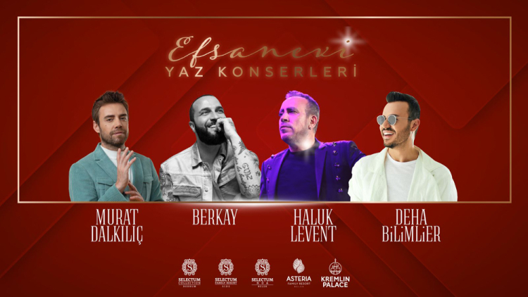 Efsanevi Yaz Konserleri Antalya’da tatilcileri coşturuyor