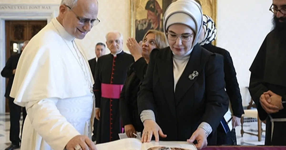 Emine Erdoğan’dan Vatikan’da önemli temaslar
