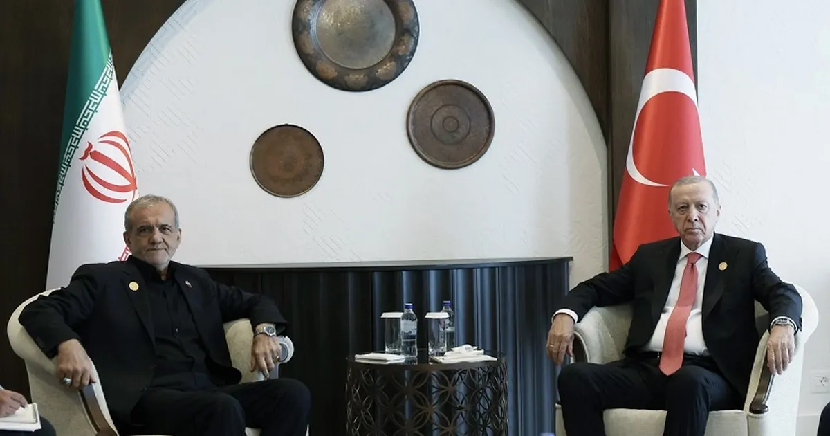 Erdoğan, İranlı mevkidaşı ile Azerbaycan’da görüştü