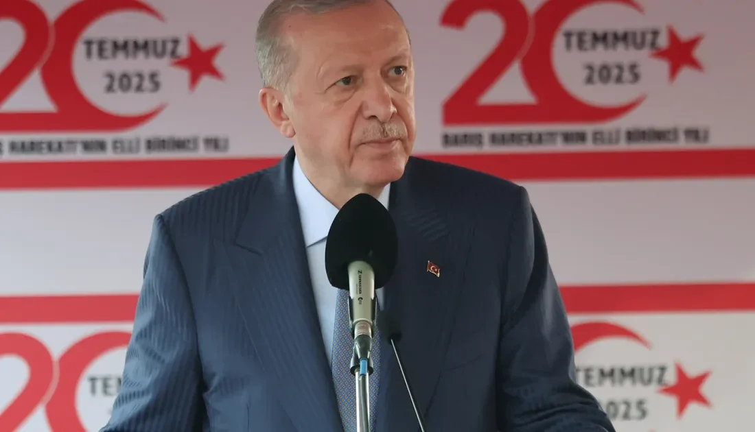 Cumhurbaşkanı Erdoğan, KKTC’deki 20