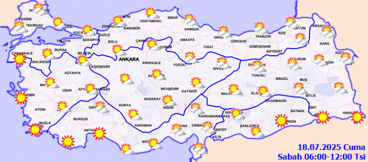 Haftanın son iş gününde yurtta bugün hava nasıl olacak?