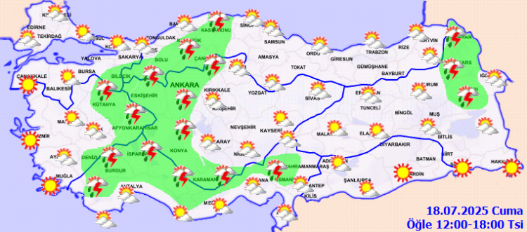 Haftanın son iş gününde yurtta bugün hava nasıl olacak?