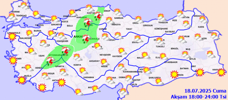 Haftanın son iş gününde yurtta bugün hava nasıl olacak?