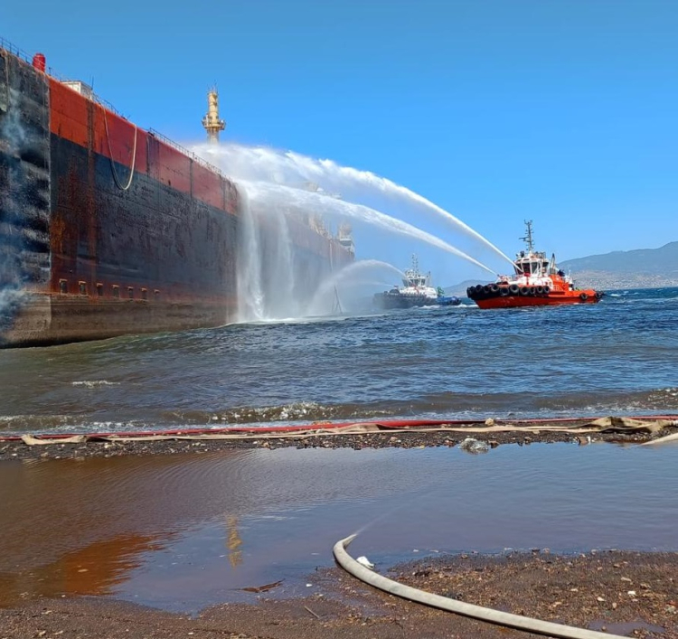 İzmir İtfaiyesi, Çeşme'nin dört bir yanında görevde